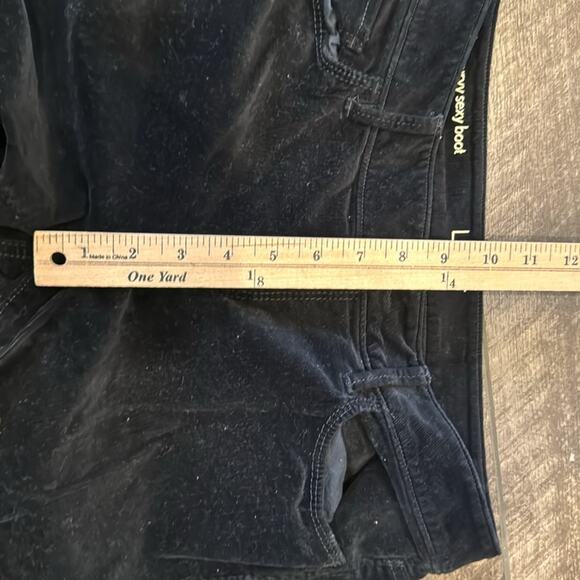 LOFT Women's Curvy Sexy Boot Corduroy Pants Black Size 29/8 - Picture 5 of 8